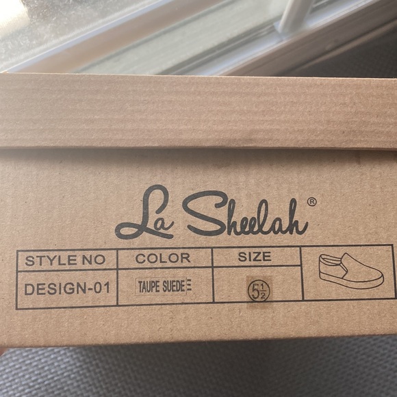 Taupe Suede Slip On Sneakers - Picture 6 of 8